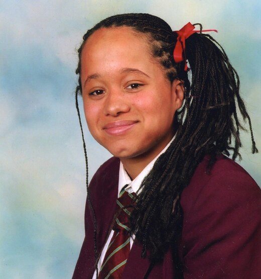 Annie as a child